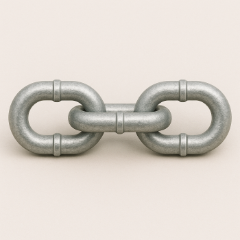 Цепь круглозвенная с буртиком Б2-4,5х34 в наличии в Липецке