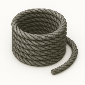 Канат тройной свивки ЛК-Р 39 мм ГОСТ 3089-80 в наличии в Липецке