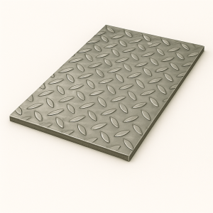 Лист стальной рифленый 4х1500х6000 мм ромб Ст3сп в наличии в Липецке