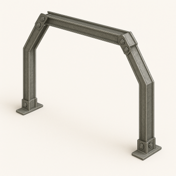 Трапециевидная податливая крепь 4 стойки КМП-Т4 СВП-22 в наличии в Липецке