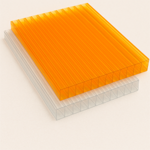 Сотовый поликарбонат 4х2100х12000 мм бронзовый 42% в наличии в Липецке