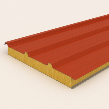 Кровельная сэндвич-панель МВ 120 мм RAL 5005 в наличии в Липецке