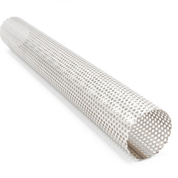 Труба перфорированная нержавеющая 25х1,5 мм шаг 115 AISI 201 в наличии в Липецке