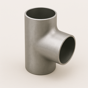 Тройник нержавеющий переходной 108х6 мм 15Х5М ГОСТ 17376-2001 в наличии в Липецке